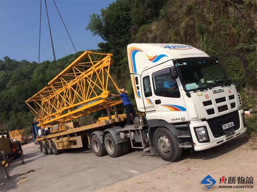 四川吊機平臺運輸到香港物流；大件貨物運輸到香港；大型貨物運輸到香港