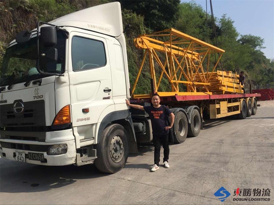 四川吊機平臺運輸到香港物流；大件貨物運輸到香港；大型貨物運輸到香港