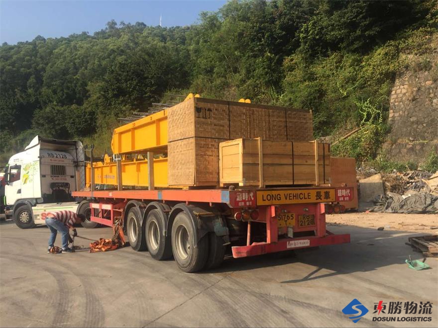 四川吊機平臺運輸到香港物流；大件貨物運輸到香港；大型貨物運輸到香港