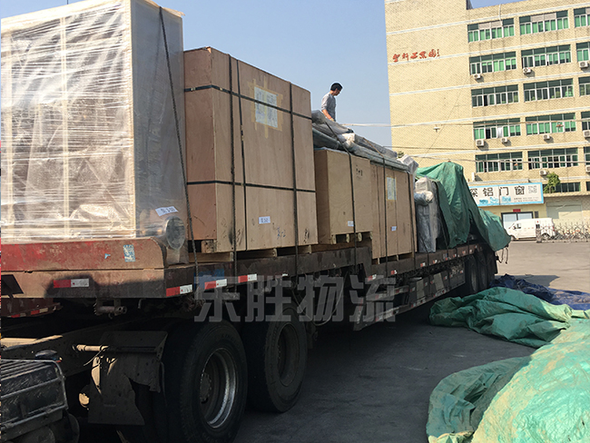 燈具從中山到運輸香港的案例