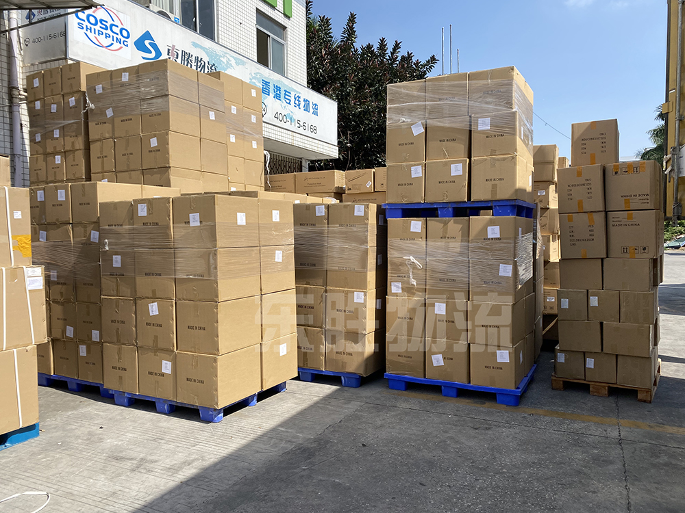 防護物資出口運輸；口罩裝車運輸到香港案例圖